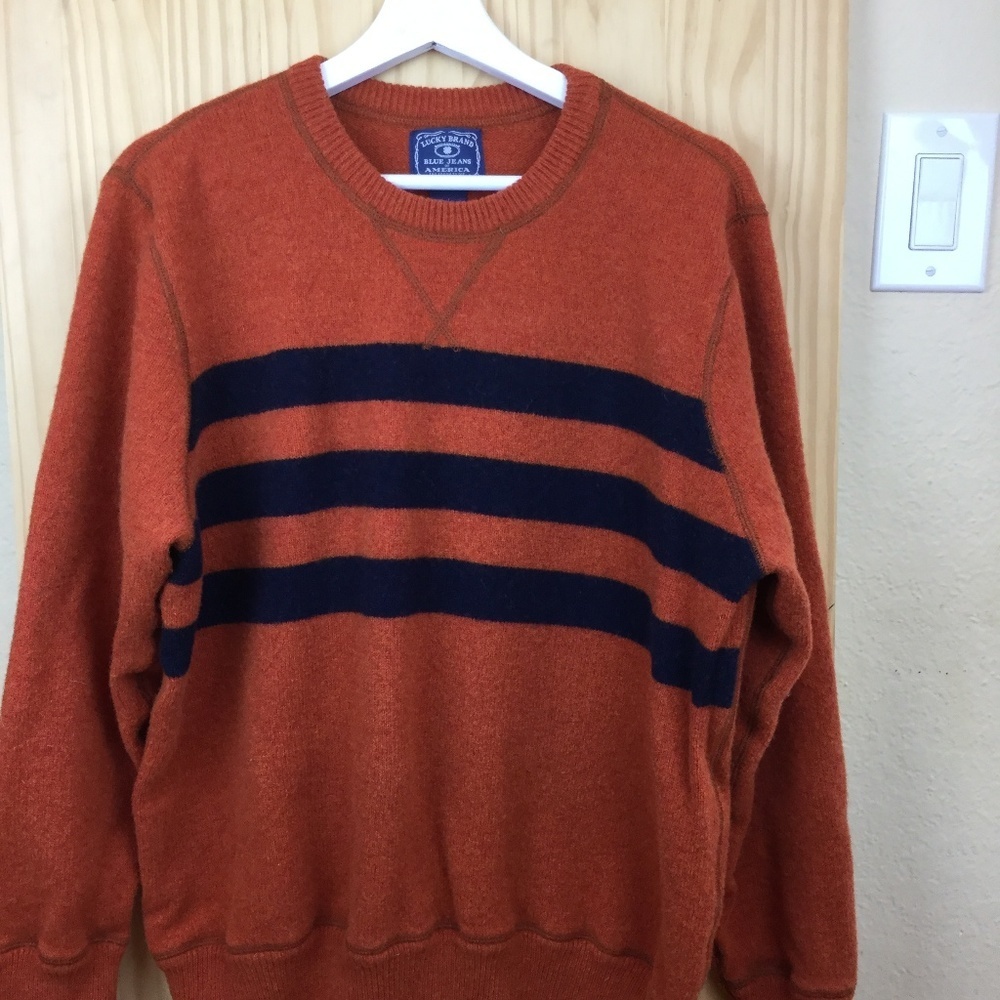 Lucky Brand 100% Lambswool Sweater Sz XXL